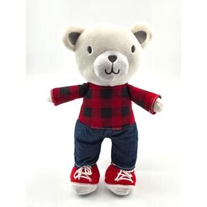 Baby Gear Cutie Pie Teddy Bear Plush Red Buffalo Plaid 2018 Replacement Lovey